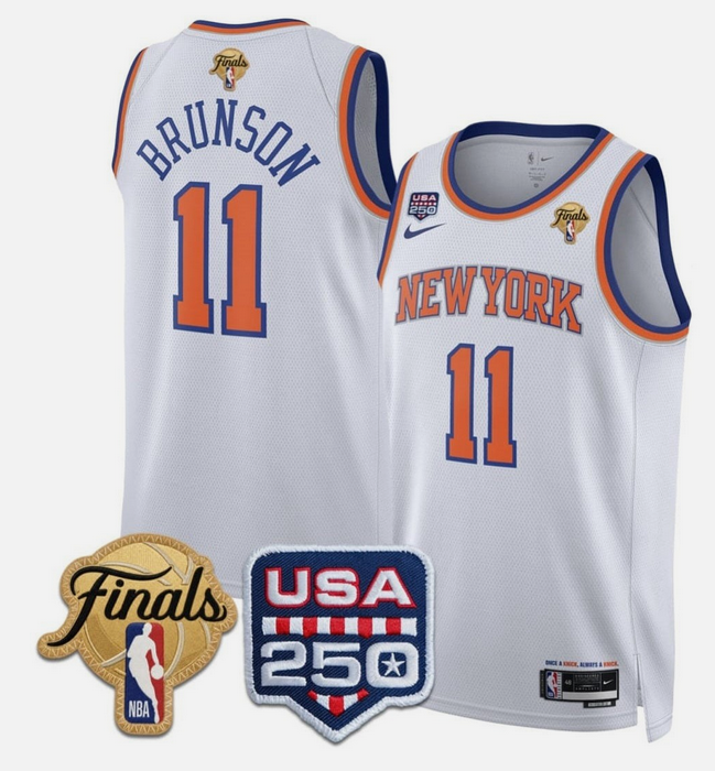 Men New York Knicks #11 Brunson white 2026 Nike NBA jersey 102001->->NBA Jersey